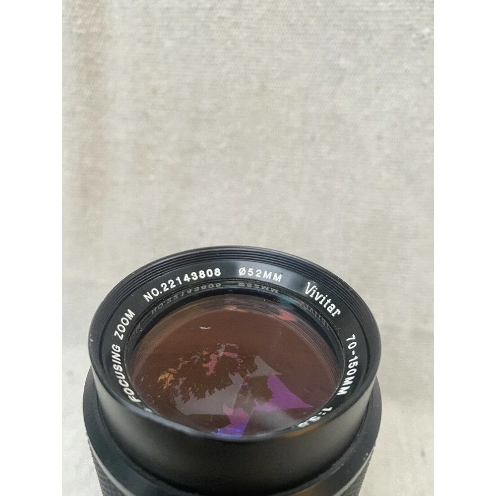 Vivitar 70-150mm 1:3.8 MC Macro Focusing Zoom Lens for Canon C/FD Mount